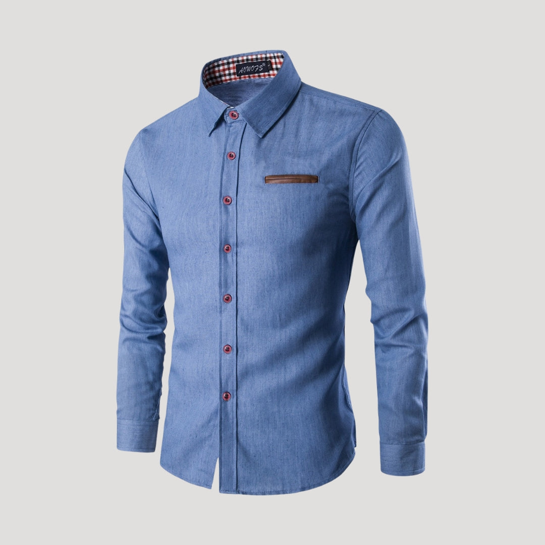 Miles | Casual button up long sleeve shirt