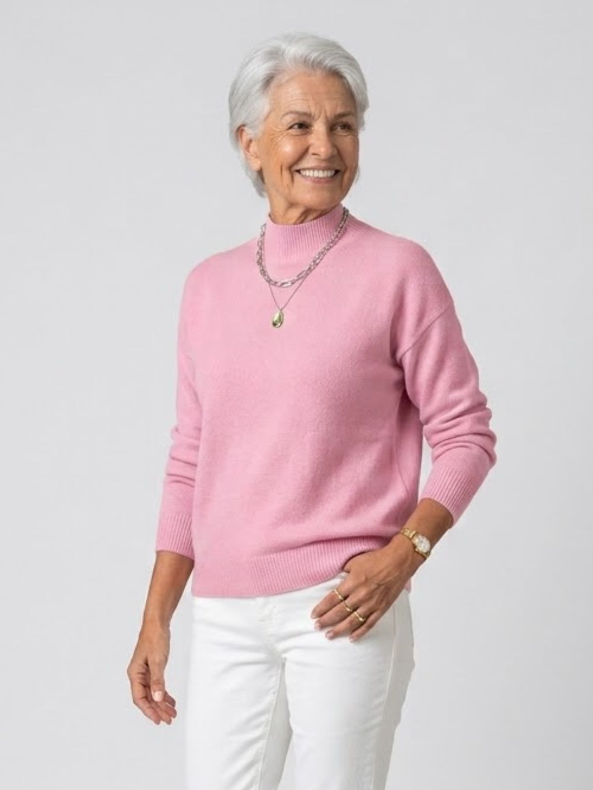 Christine | Soft Mock Neck Jumper