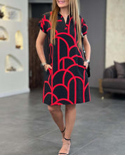 Helmi | Dress with short sleeves