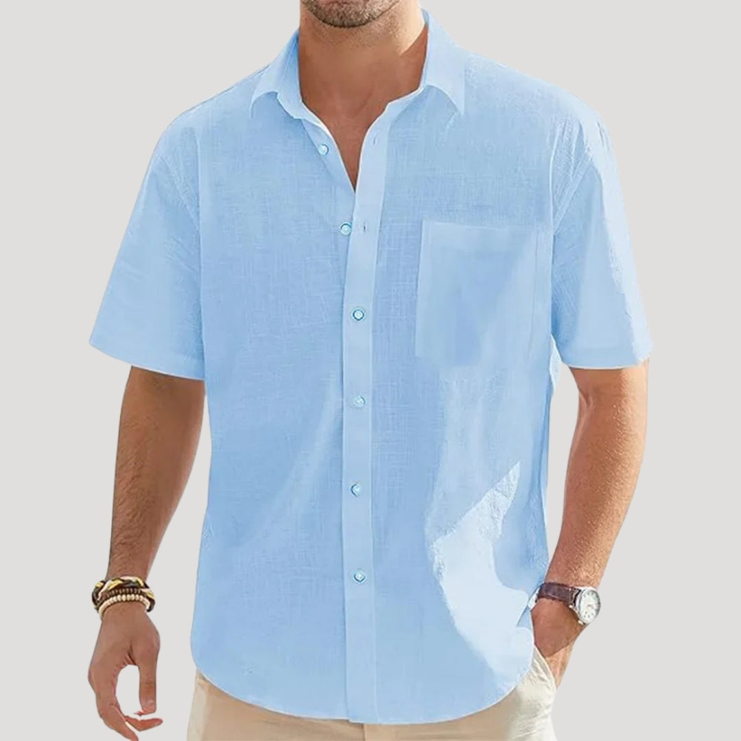 Cole | Linen short sleeve shirt