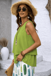 Adi | Refined Print Wide-Leg Co-Ord Set