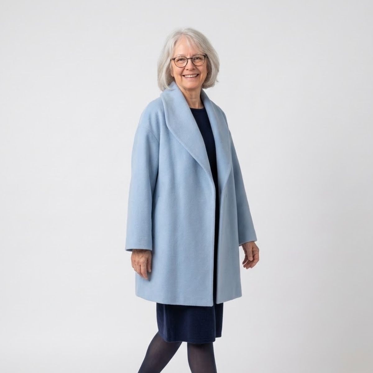 Vivienne | Elegant Shawl-Collar Coat