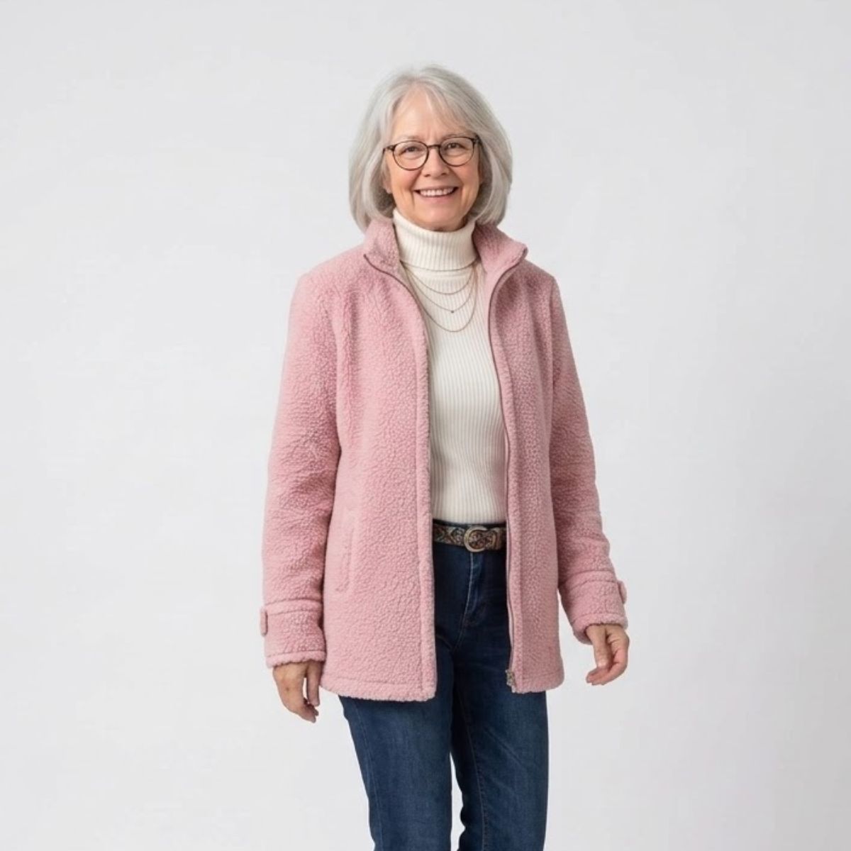 Carissa | Sherpa Fleece Zip Jacket