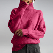 Lauren | Soft Roll-Neck Knit Jumper