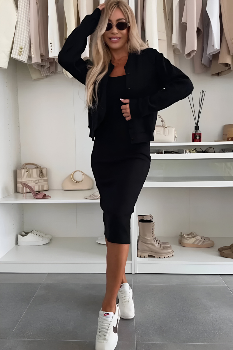 Manon | Elegant midi dress & jacket
