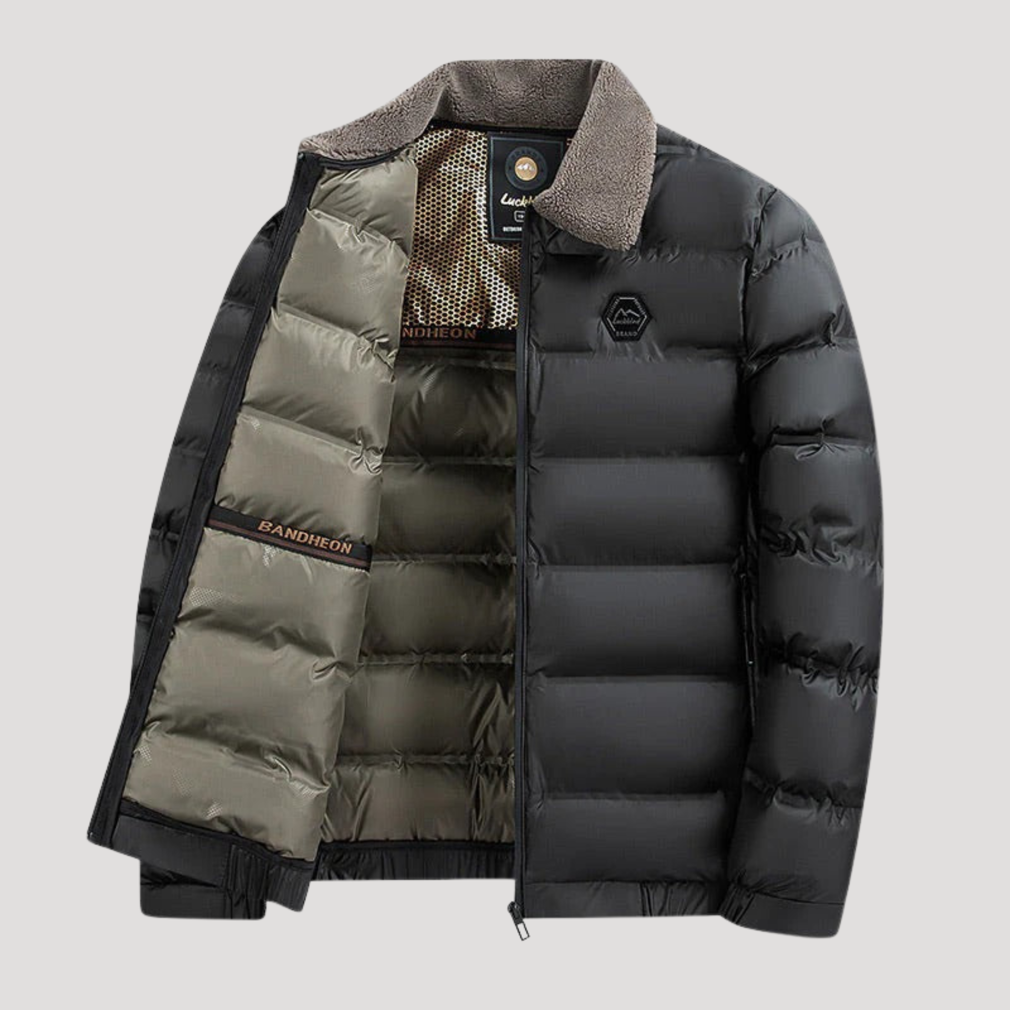 Lucas | Chaqueta de invierno acolchada impermeable