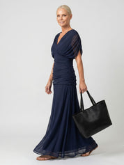 Avery | Elegant Pleated Maxi Dress