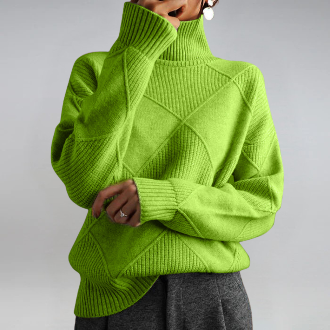 Lauren | Soft Roll-Neck Knit Jumper