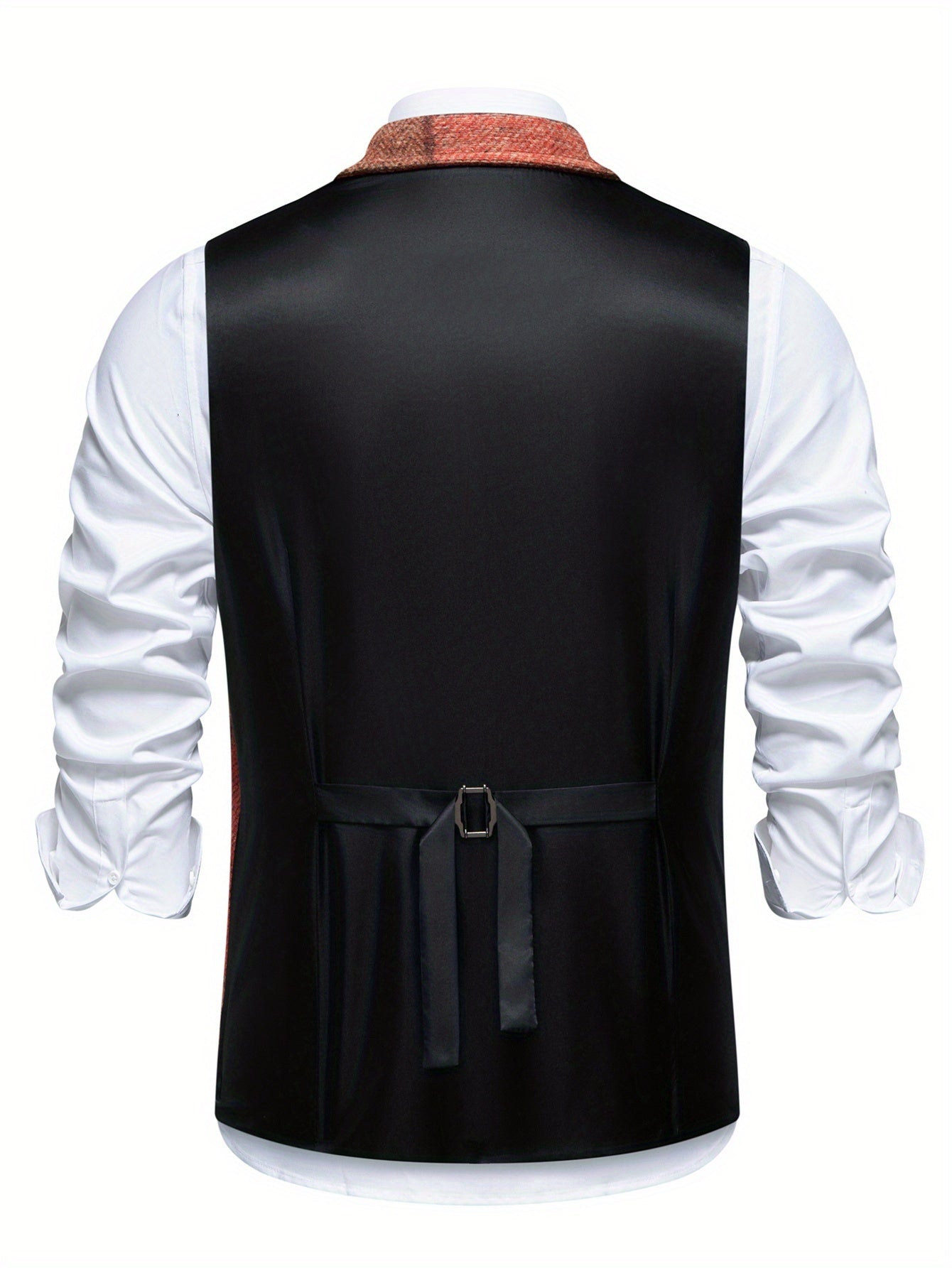 Leo | Waistcoat with Herringbone Pattern