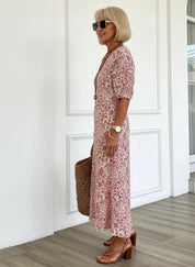 Tara | Classic Paisley Tiered Maxi Dress