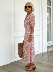 Tara | Classic Paisley Tiered Maxi Dress