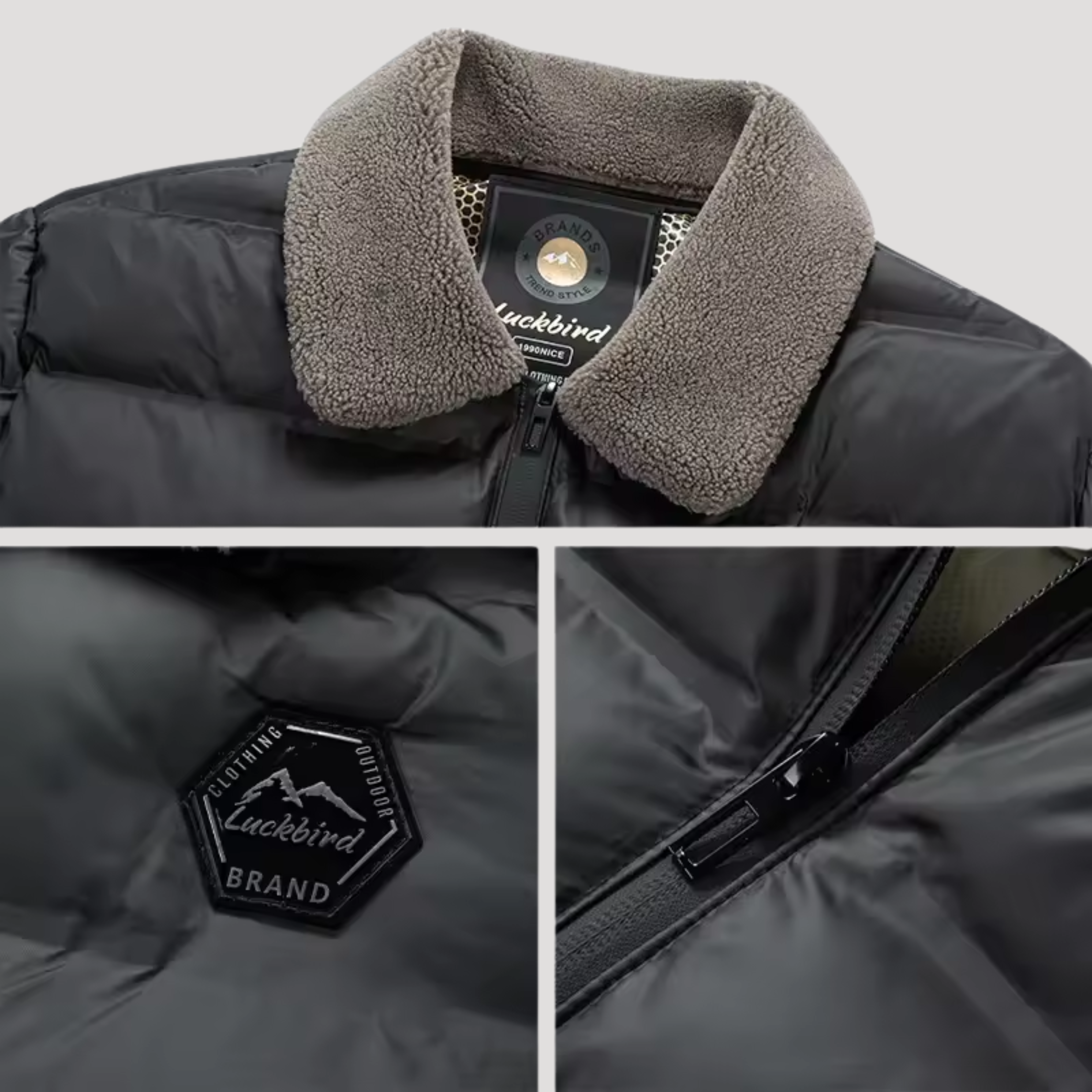 Lucas | Chaqueta de invierno acolchada impermeable