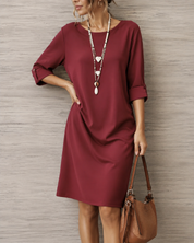 Odette | Relaxed Fluid Midi Dress