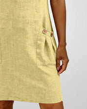 Lynda | Classic Elegant Zip-Neck Dress
