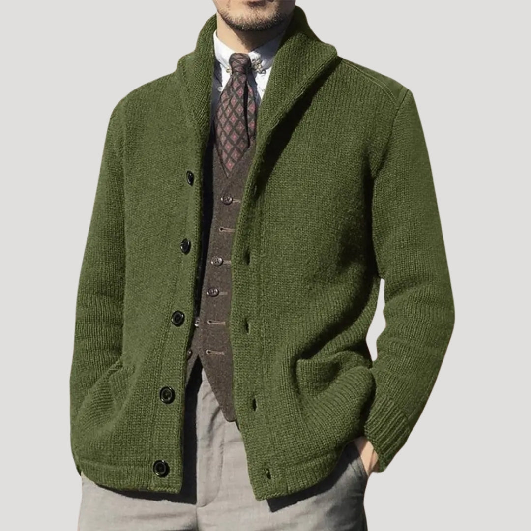 Jace | Wool cardigan coatigan winter jacket