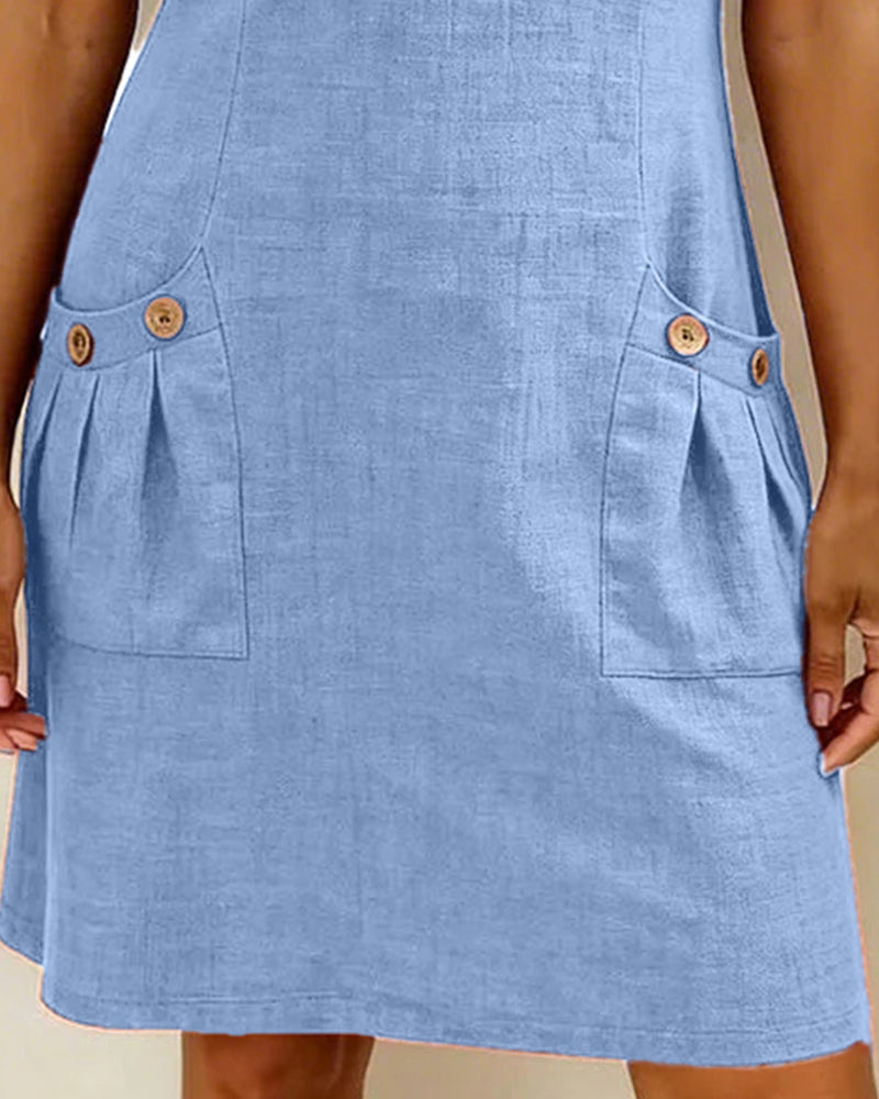 Lynda | Classic Elegant Zip-Neck Dress