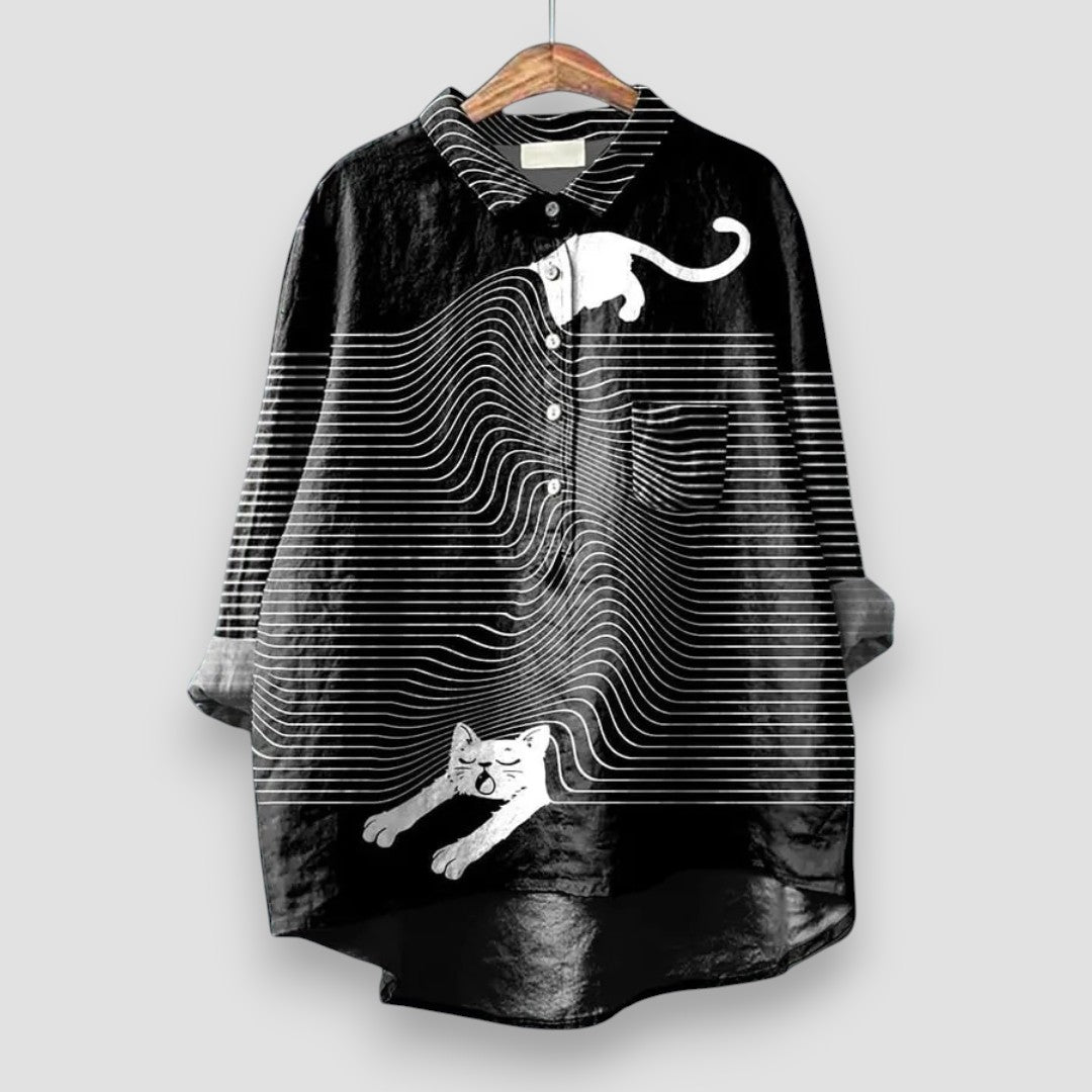 Kathrin | Dog print shirt