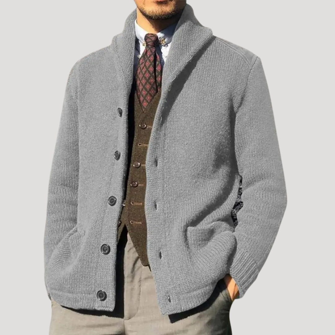 Jace | Wool cardigan coatigan winter jacket
