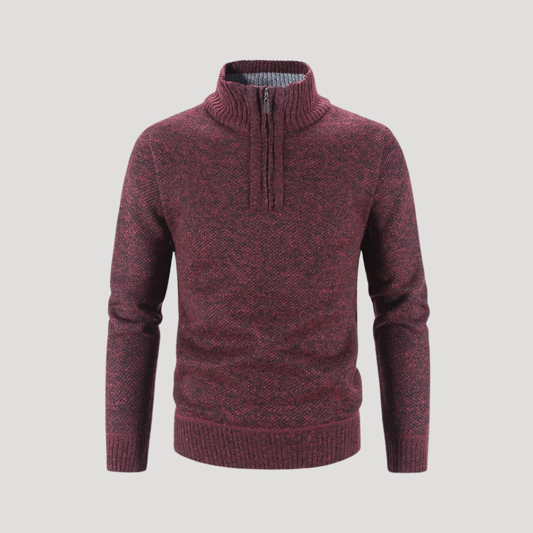 Mason | Half zip wool jumper