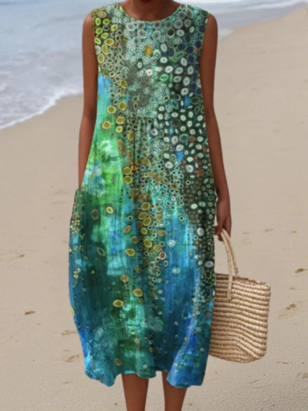 Zara | Airy and Sleeveless Summer Dress