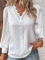 Gemma | Blouse with lace details