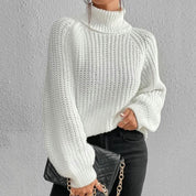 Loren | Jersey elegante de cuello vuelto