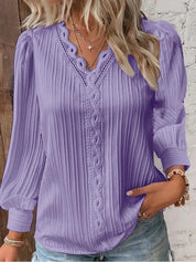 Gemma | Blouse with lace details