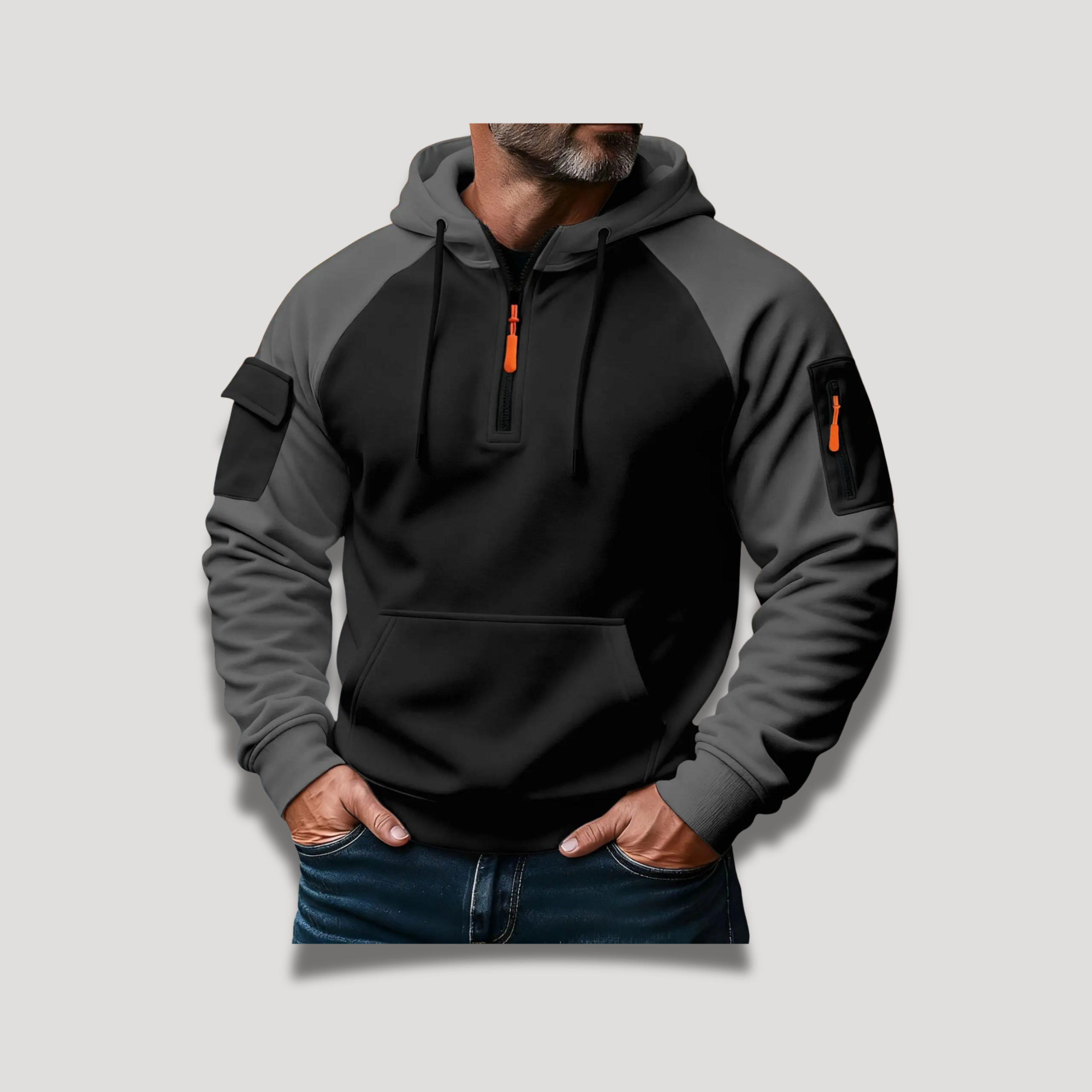 Ronan | Stylish Zip Jumper