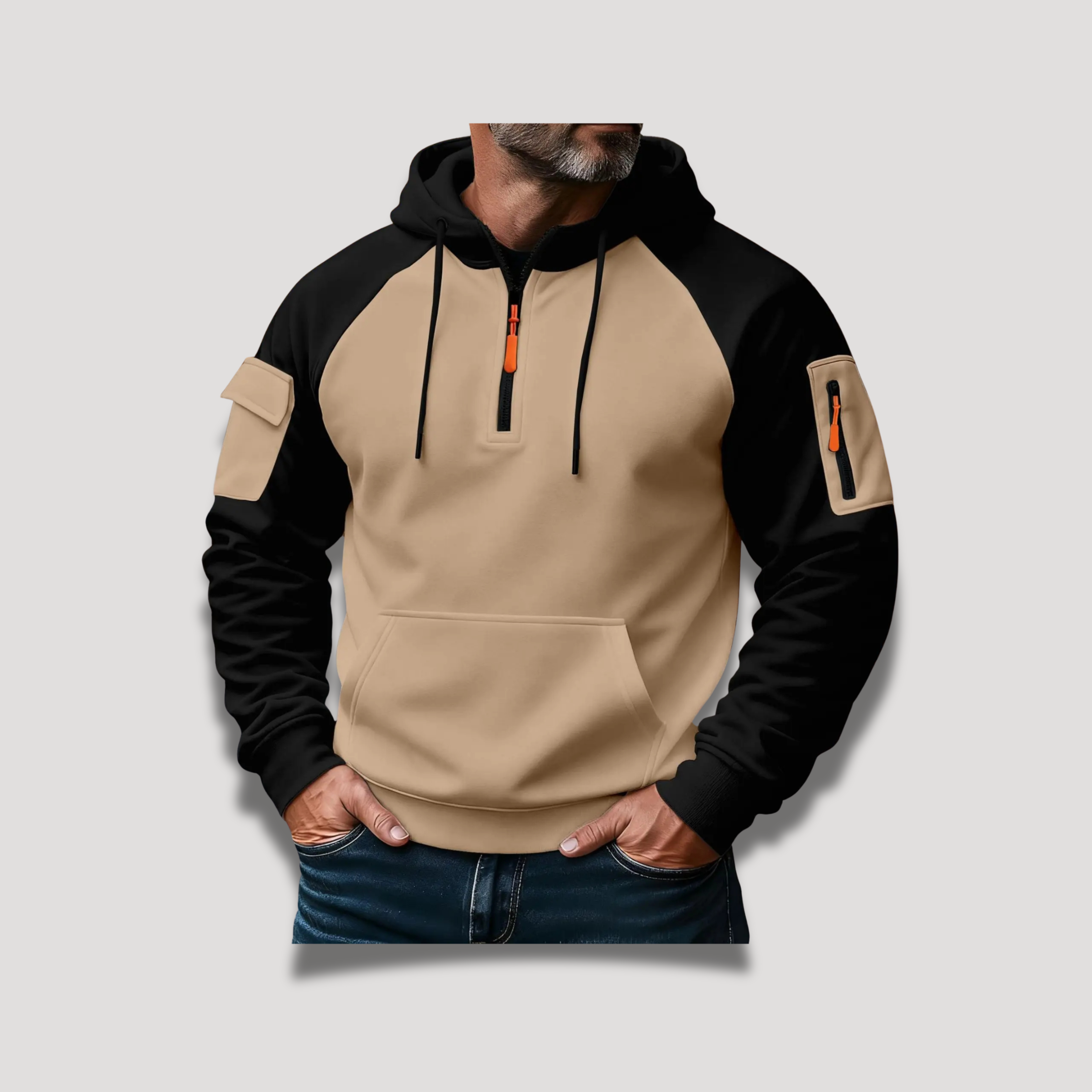 Ronan | Stylish Zip Jumper
