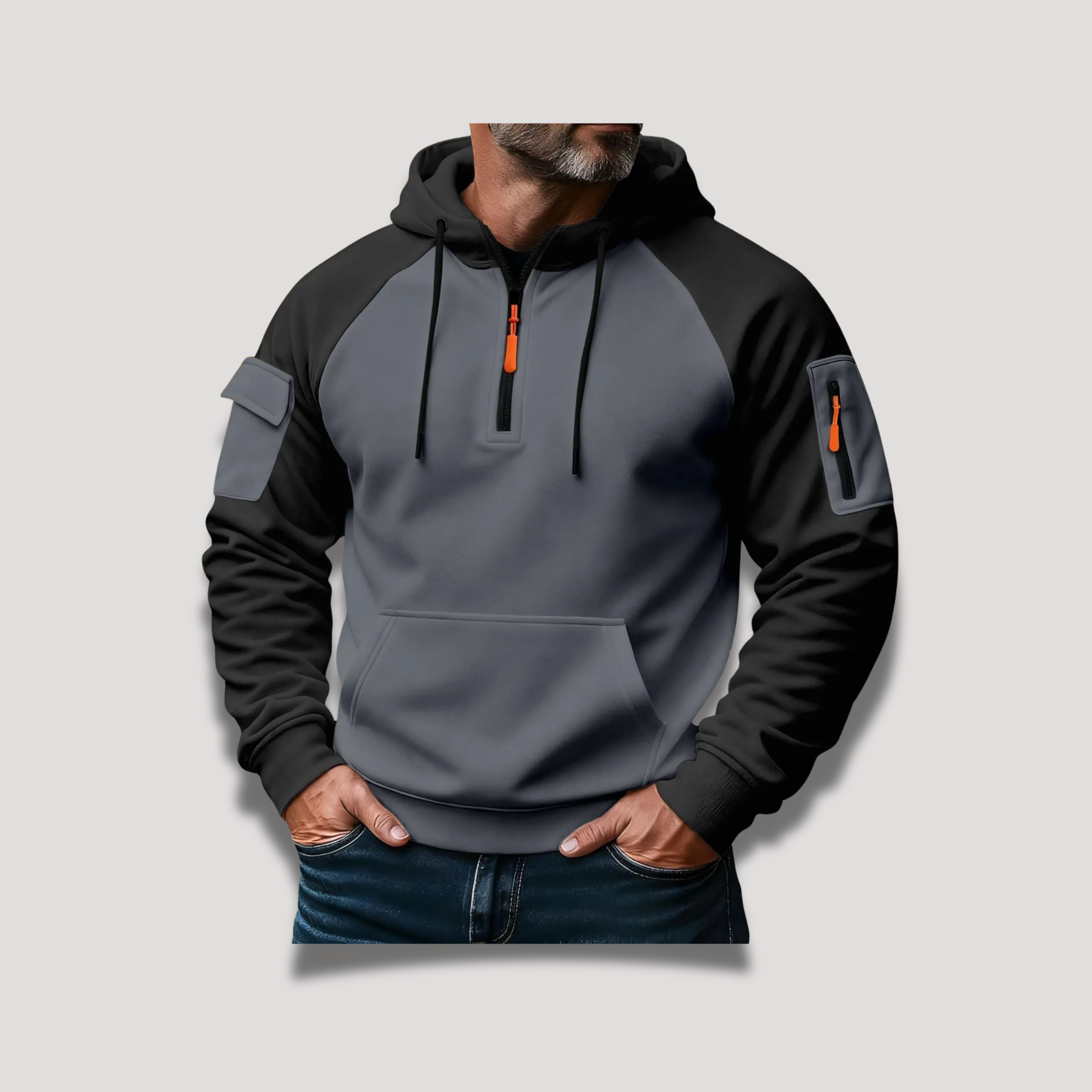 Ronan | Stylish Zip Jumper