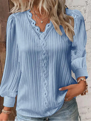 Gemma | Blouse with lace details
