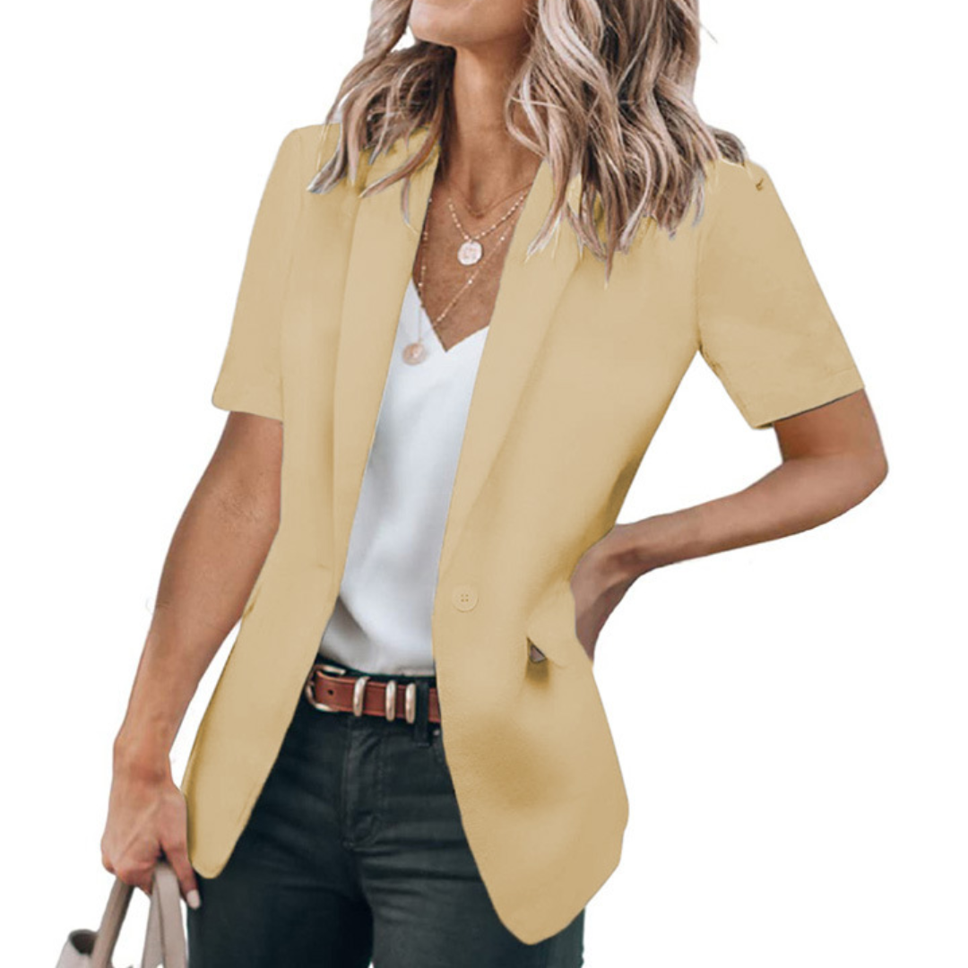 Dana | Sophisticated Short Sleeve Casual Blazer