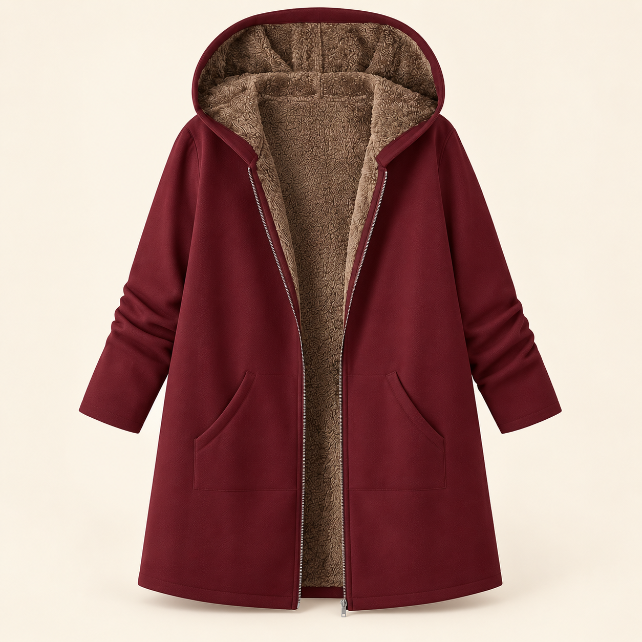 Judith | Plush-Lined Hooded Coat