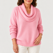 Agnes | Draped Cowl Neck Jumper