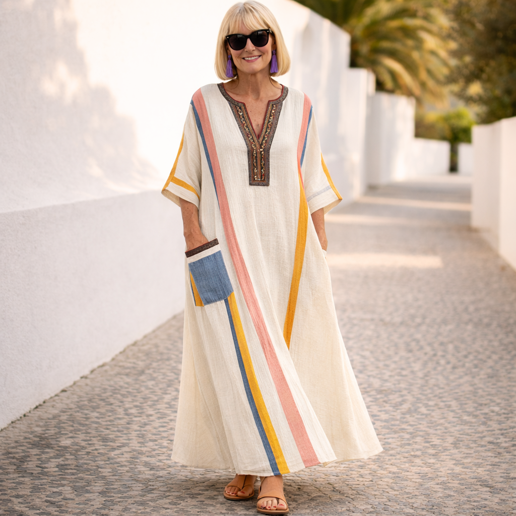 Susan | Vestido largo de verano que favorece la figura