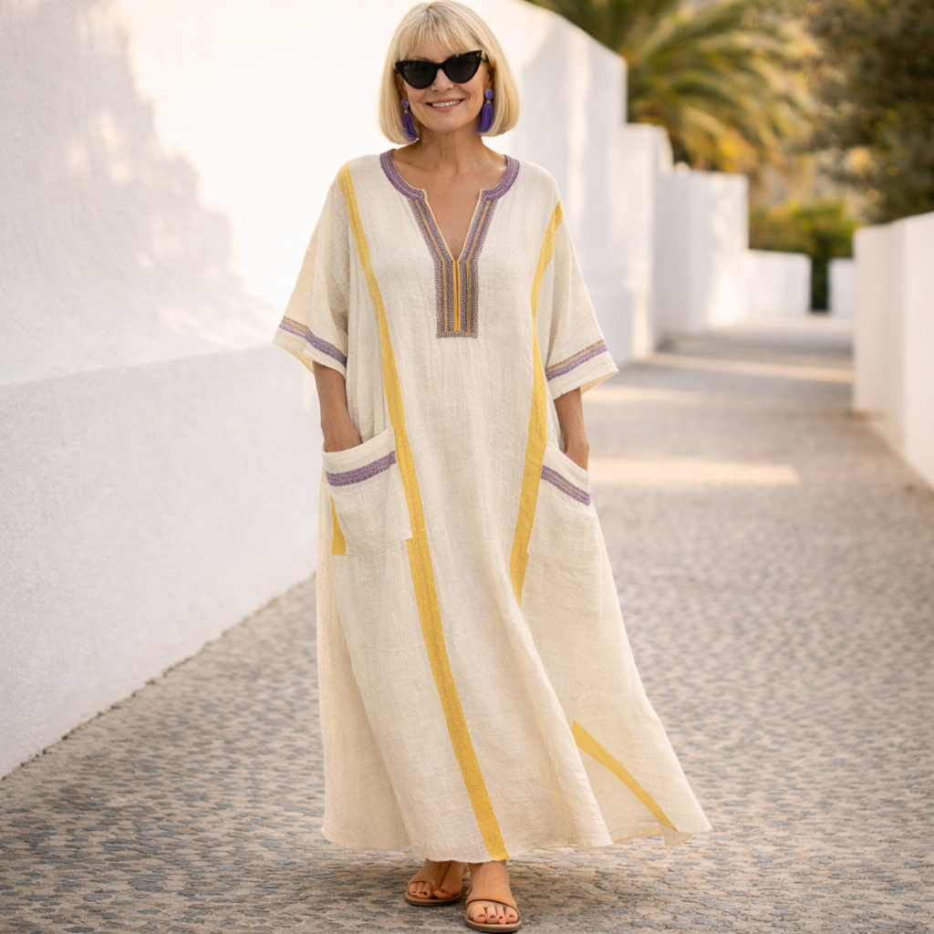 Susan | Vestido largo de verano que favorece la figura
