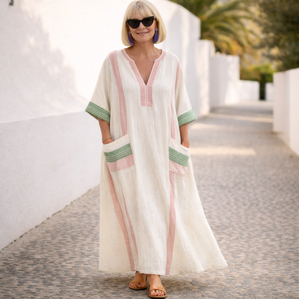 Susan | Vestido largo de verano que favorece la figura