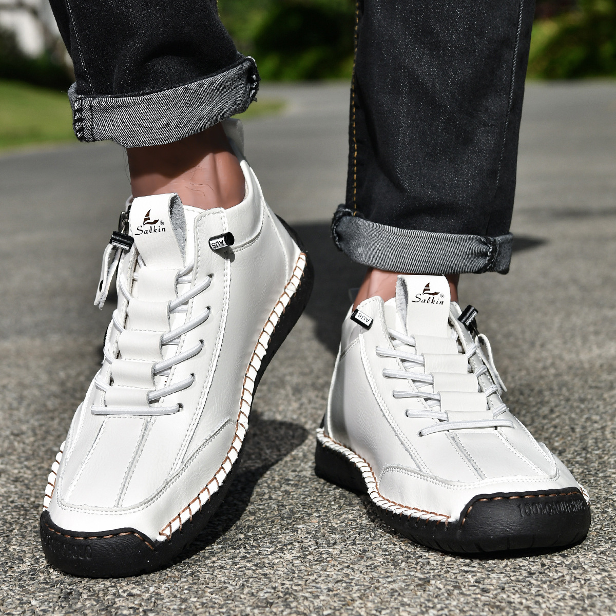 Christian | Nubuck Shoes with Zip for Men