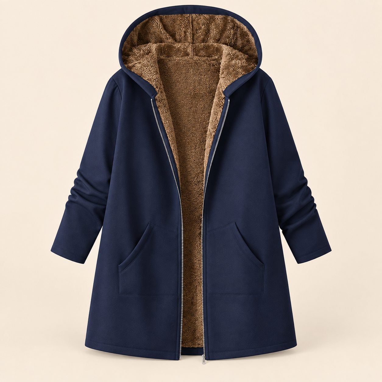 Judith | Plush-Lined Hooded Coat