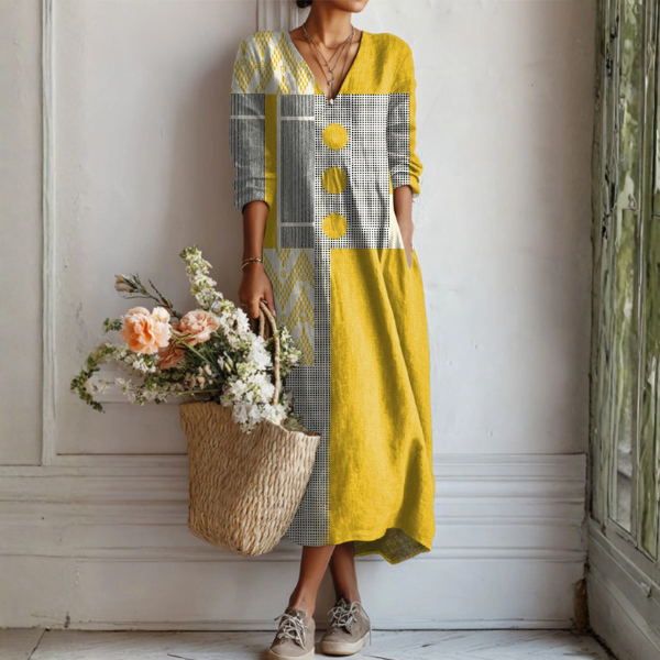 Emma | Vestido de lino holgado