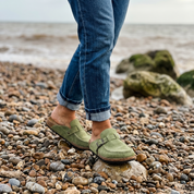 Tess | Everyday Suede Buckle Mules