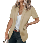 Dana | Sophisticated Short Sleeve Casual Blazer