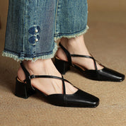 Valenne Leather Heels