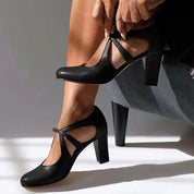 Camille | Tacones de Cuero Elegantes