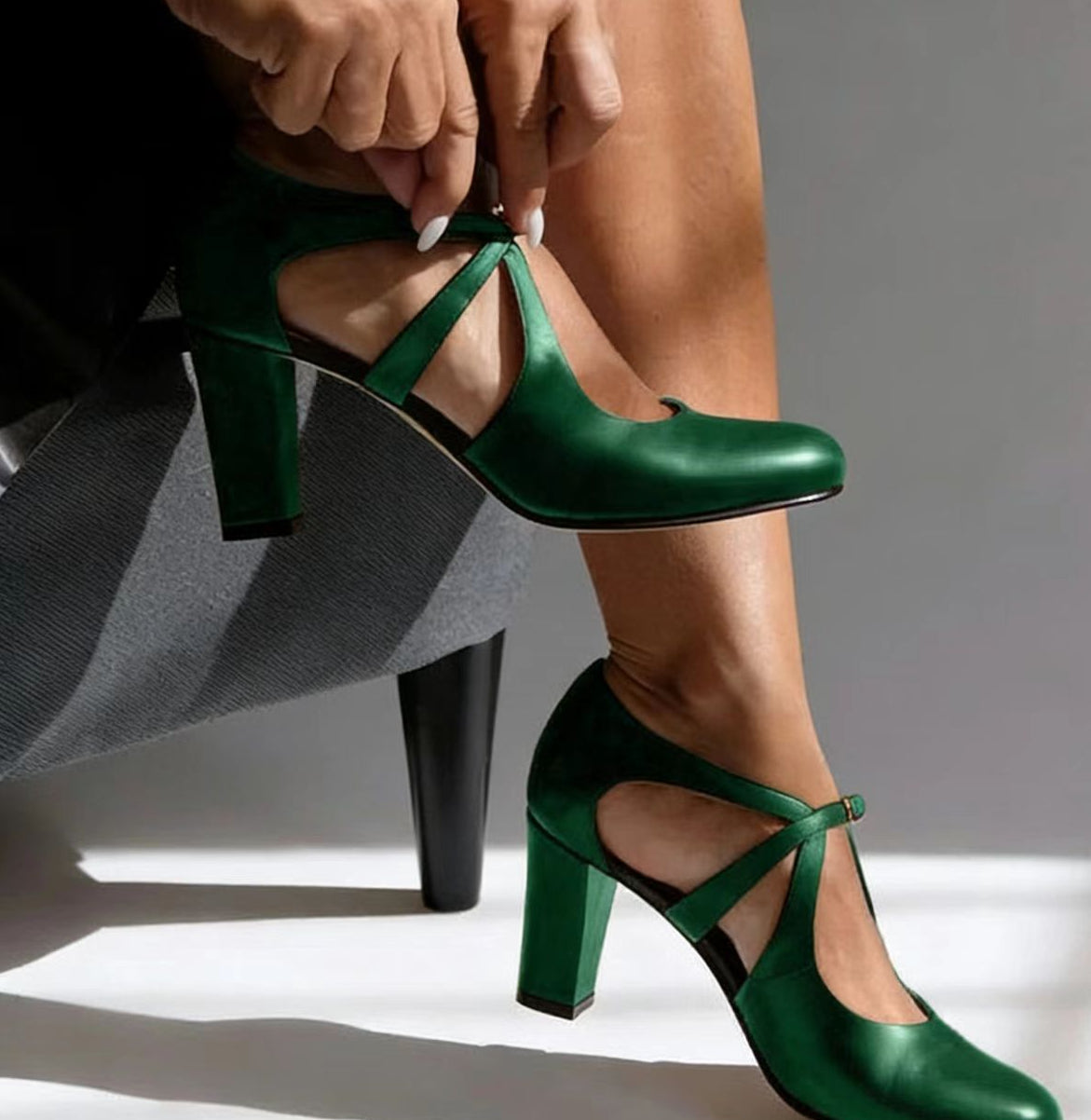 Camille | Tacones de Cuero Elegantes