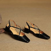 Valenne Leather Heels