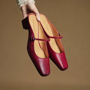 Meyra Leather Mules