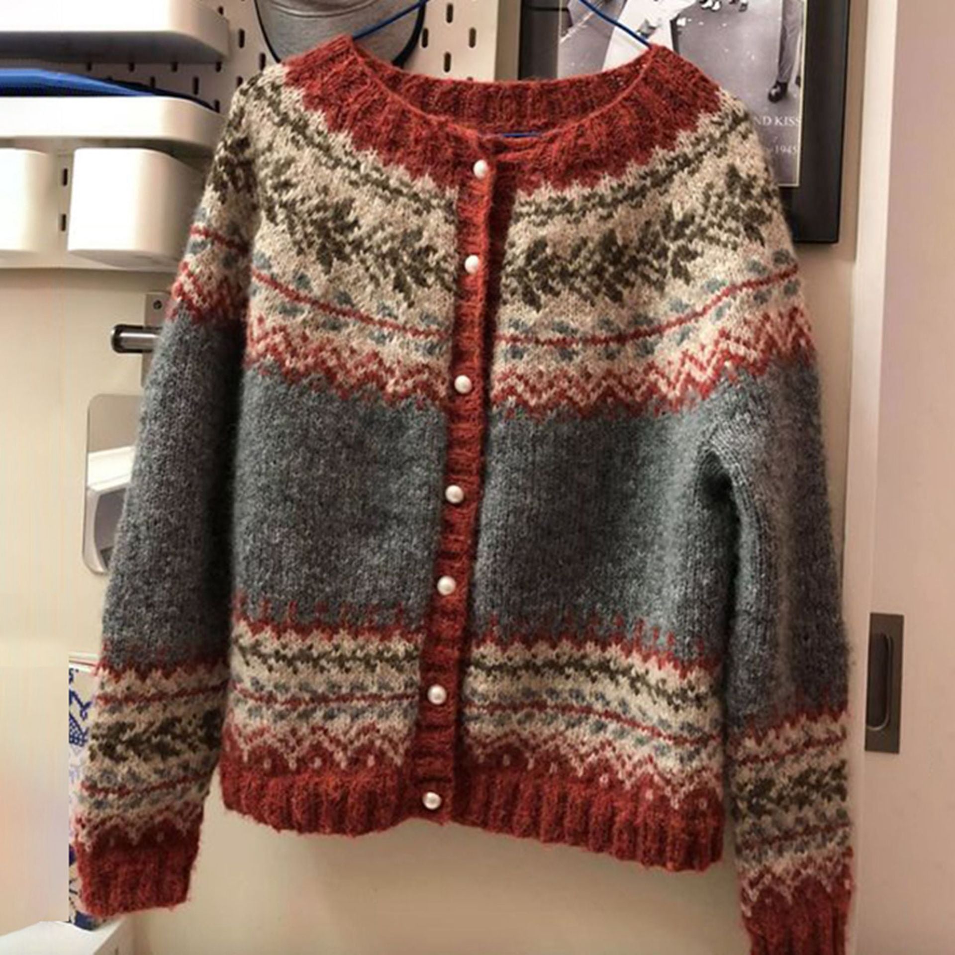 Rose | Heritage Pattern Cardigan