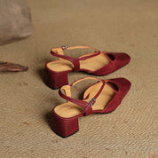 Valenne Leather Heels