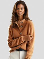 Sofia | Collared Button Cardigan